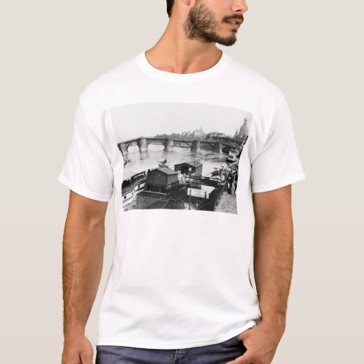 Augustus Bridge, Dresden, c.1910 T-shirt (Voorkant)
