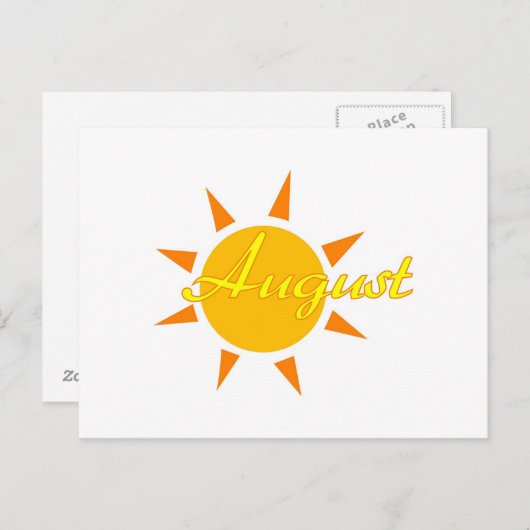 Augustus Briefkaart (Voorkant / Achterkant)