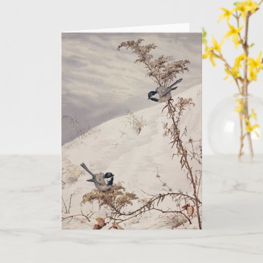 augustus | Fidelia Bridges Kaart (Gele Bloem)