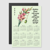 Augustus Geboorte Bloem & Steen Kalender (Voorkant / Achterkant)
