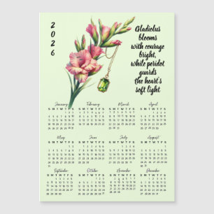Augustus Geboorte Bloem & Steen Kalender