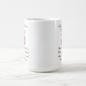 Augustus Geboortemaand Bloem Gladiolus Geboorteges Koffiemok (Center)