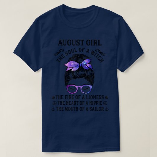Augustus geeft de sol van een heks het vuur van ee t-shirt (Design voorkant)