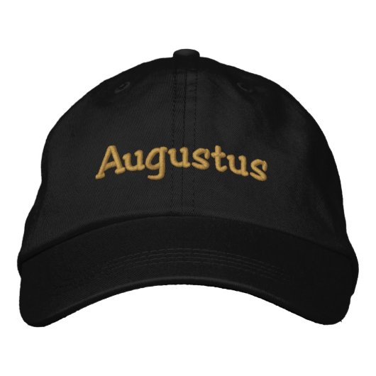 Augustus Gepersonaliseerd Verboren Baseball Pet Pe (Voorkant)