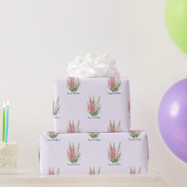 Augustus Gladiolus Bloemen Cadeaupapier