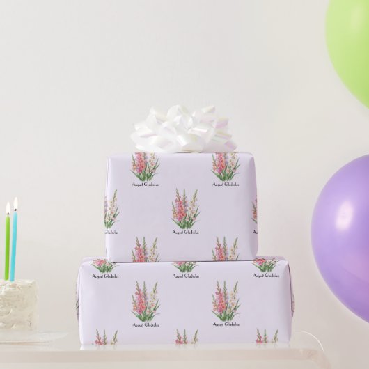 Augustus Gladiolus Bloemen Cadeaupapier (Feestgeschenken)