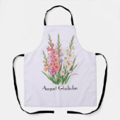 Augustus Gladiolus Bloemen Schort (Voorkant)