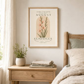 Augustus Gladiolus Geboortebloem Poster