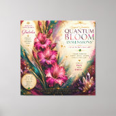 Augustus Gladiolus Quantum Bloei Dimensies Canvas Afdruk (Voorkant)