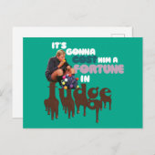 Augustus Gloop - Een fortuin in Fudge Briefkaart (Voorkant / Achterkant)