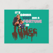 Augustus Gloop - Een fortuin in Fudge Briefkaart (Voorkant)