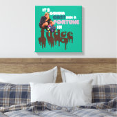 Augustus Gloop - Een fortuin in Fudge Canvas Afdruk (Insitu (Slaapkamer))