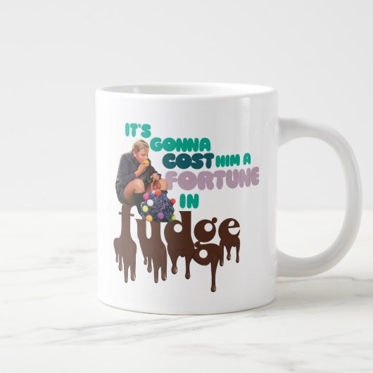 Augustus Gloop - Een fortuin in Fudge Grote Koffiekop (Rechts)