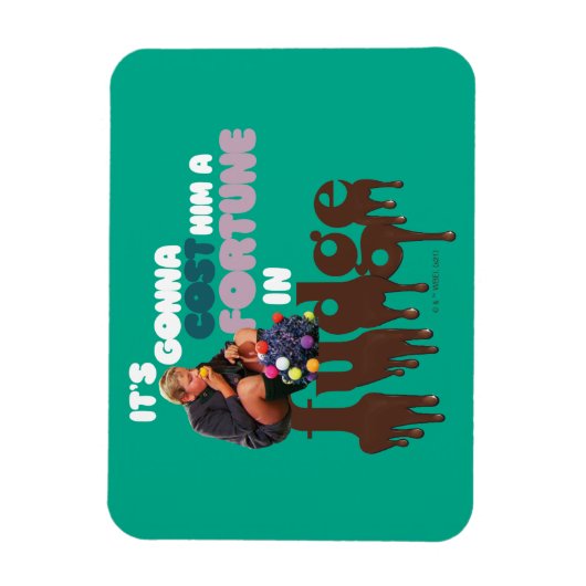 Augustus Gloop - Een fortuin in Fudge Magneet (Verticaal)