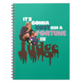 Augustus Gloop - Een fortuin in Fudge Notitieboek (Voorkant)