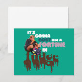 Augustus Gloop - Een fortuin in Fudge Notitiekaartje (Voorkant / Achterkant)