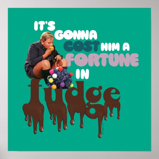 Augustus Gloop - Een fortuin in Fudge Poster (Voorkant)