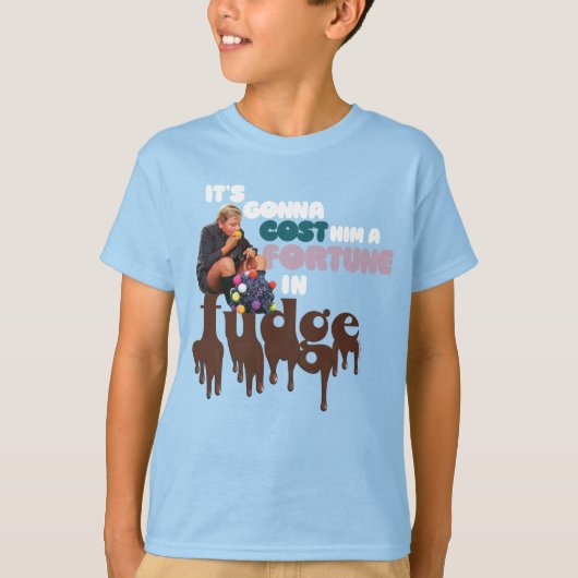 Augustus Gloop - Een fortuin in Fudge T-shirt (Voorkant)