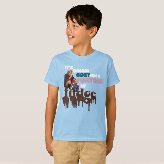 Augustus Gloop - Een fortuin in Fudge T-shirt (Voorkant volledig)