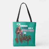 Augustus Gloop - Een fortuin in Fudge Tote Bag (Achterkant)