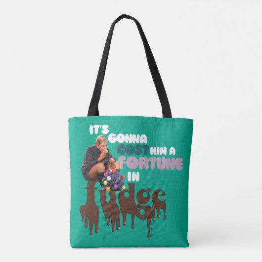 Augustus Gloop - Een fortuin in Fudge Tote Bag (Achterkant)