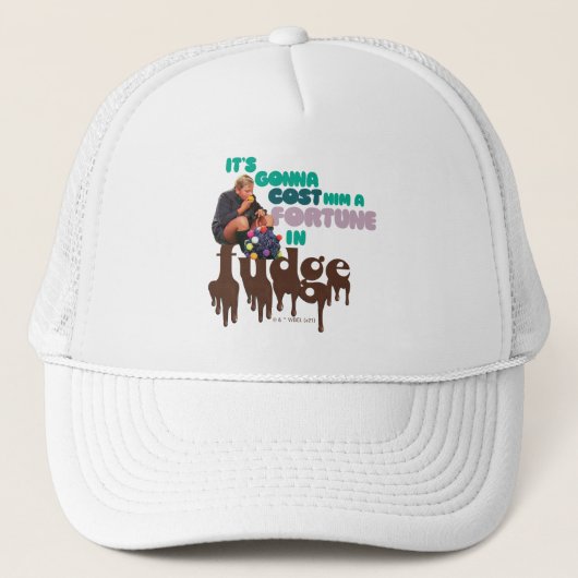 Augustus Gloop - Een fortuin in Fudge Trucker Pet (Voorkant)