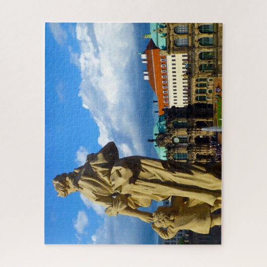 Augustus het sterke dresden Duitsland. Legpuzzel (Verticaal)