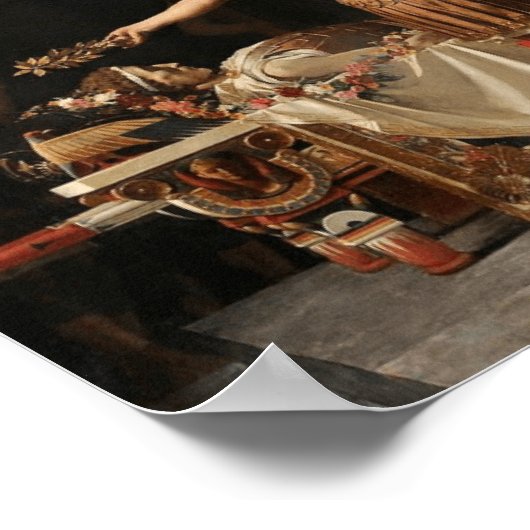 Augustus in het graf van Alexander de Grote Poster (Hoek)