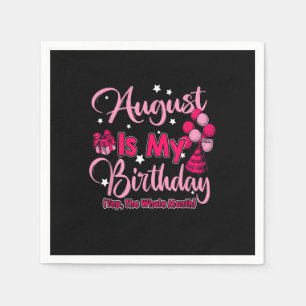 Augustus is mijn geboortemaand... de hele maand... servet