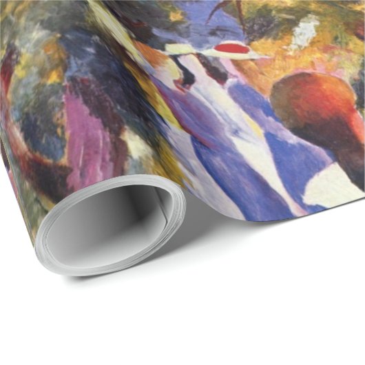  augustus Macke Girl in het platteland Cadeaupapier (Rol Hoek)