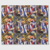  augustus Macke Girl in het platteland Cadeaupapier (Vlak)