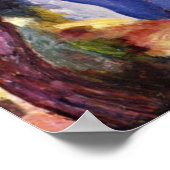 augustus Macke Girl in het platteland Poster (Hoek)