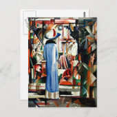 Augustus Macke - Groot, goed-laat venster van de W Briefkaart (Voorkant / Achterkant)