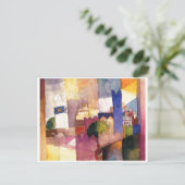 Augustus Macke - Kairouan (III) Waterverf 1914 Briefkaart (Staand voorkant)