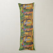  augustus Macke Lady in een groen jasje Lichaamskussen (Achterkant (Verticaal))