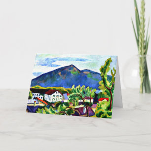 Augustus Macke - Lentelandschap in Tegernsee Kaart