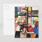 Augustus Macke, Man met Donkey Briefkaart (Voorkant / Achterkant)