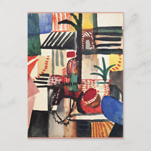 Augustus Macke, Man met Donkey Briefkaart