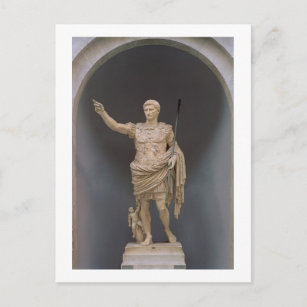 Augustus of Prima Porta, c.20 BC (marmer) Briefkaart