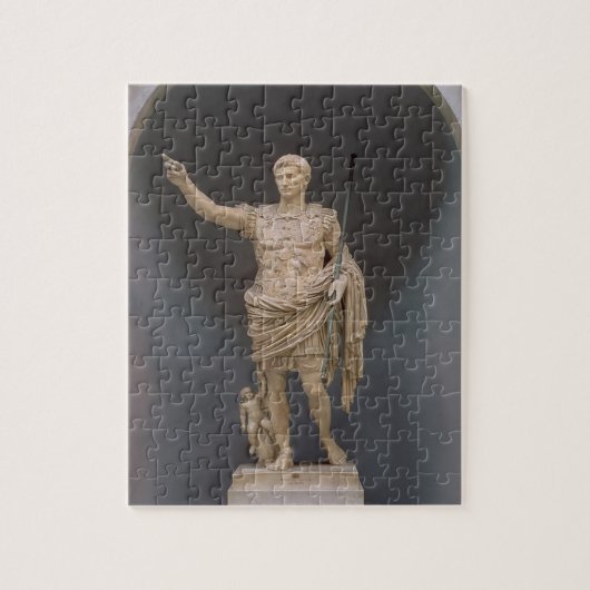 Augustus of Prima Porta, c.20 BC (marmer) Legpuzzel (Verticaal)