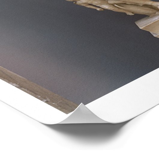 Augustus of Prima Porta, c.20 BC (marmer) Poster (Hoek)