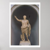 Augustus of Prima Porta, c.20 BC (marmer) Poster (Voorkant)