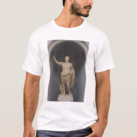 Augustus of Prima Porta, c.20 BC (marmer) T-shirt (Voorkant)