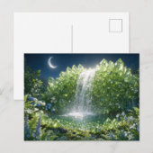 Augustus Peridot Waterval Briefkaart (Voorkant / Achterkant)