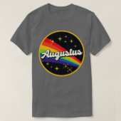 Augustus Rainbow in ruimte  stijl T-shirt (Design voorkant)
