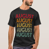 Augustus Retro Name Humor Nickname T-shirt (Voorkant)