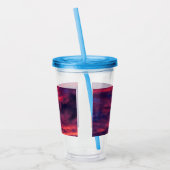 augustus rood acryl drinkbeker (Links)
