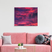 augustus rood canvas afdruk (Insitu (Woonkamer))