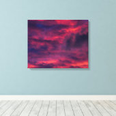 augustus rood canvas afdruk (Insitu (Houten vloer))