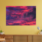 augustus rood canvas afdruk (Insitu (Woonkamer))